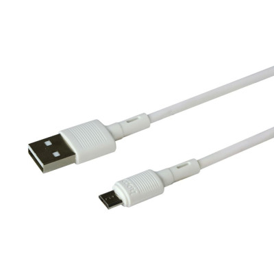 Кабель Hoco X83 USB – Micro USB 2.4А 1m Белый