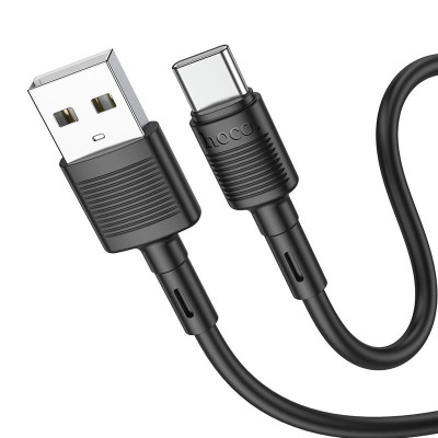 Кабель Hoco X83 USB для Type-C charging data cable 1 m PVC material current up to 3A Чорний