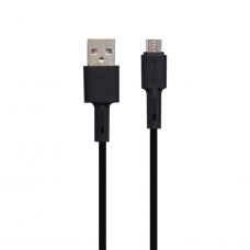 Кабель Borofone BX31 Silicone USB - microUSB 5А Max 1 m Черный