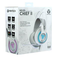 Проводные наушники для компьютера Fantech HG20 USB.AUX 3.5 mm 2 м Белый