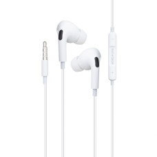 Проводные наушники Borofone 3.5 mm BM30 Pro вакуумные с микрофоном 1.2 m White
