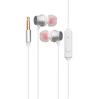 Проводные наушники Hoco 3.5 mm M51 вакуумные с микрофоном 1.2 m White