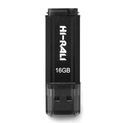 Флеш пам'ять Hi-Rali Stark USB 2.0 16GB Black Флеш пам'ять Hi-Rali Stark USB 2.0 16GB Black