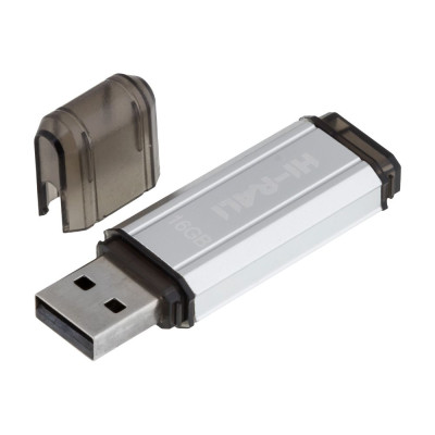 Флеш пам'ять Hi-Rali Stark USB 2.0 16GB Steel Флеш пам'ять Hi-Rali Stark USB 2.0 16GB Steel