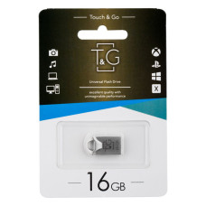 Флеш память T&G USB 2.0 16GB Metal 106 Steel