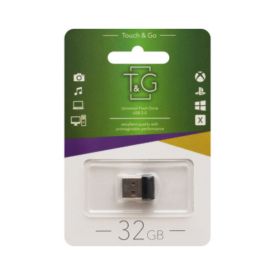 Флеш память T&G USB 2.0 32GB Mini 010 Black