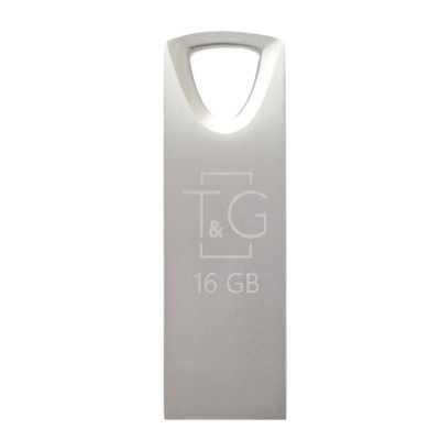 Флеш память T&G USB 2.0 16GB Metal 117 Steel