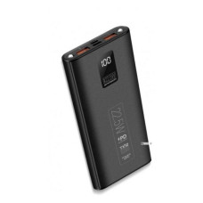 Портативная батарея с фонариком No Brand 10000 mAh Power Bank 22.5W type-c Черный (hub_umyl3a)