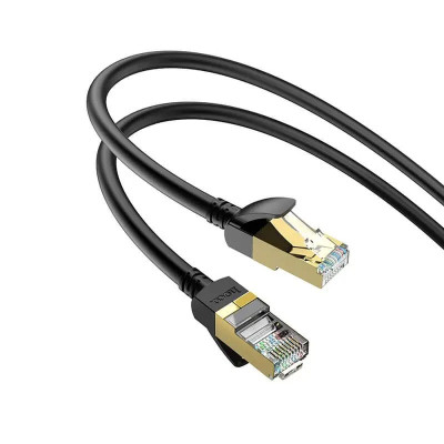 Кабель RJ45 HOCO LAN Level pure copper gigabit ethernet cable US02 5 м чорний Кабель RJ45 HOCO LAN Level pure copper gigabit ethernet cable US02 5 м чорний