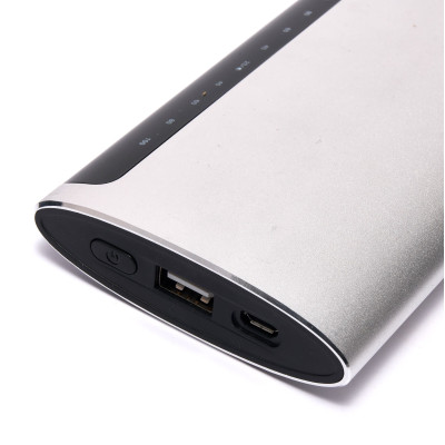 Портативное зарядное устройство Wonder 18000mah серый металлик Портативное зарядное устройство Wonder 18000mah серый металлик