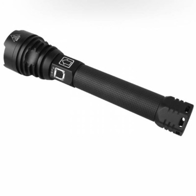 Фонарик ручной тактический XBalog XHP90-602 масштабируемый свет 5 режимов яркости стробоскоп SOS USB зарядка