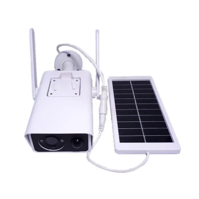 IP камера відеоспостереження RIAS X1 (iCSee APP) Wi-Fi 2MP вулична із сонячною панеллю White (3_02397) IP камера відеоспостереження RIAS X1 (iCSee APP) Wi-Fi 2MP вулична із сонячною панеллю White (3_02397)