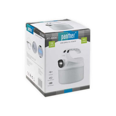 Фонарь-светильник аккумуляторный Panther PT-8806 LED с USB 2000 mAh White (3_02400) Фонарь-светильник аккумуляторный Panther PT-8806 LED с USB 2000 mAh White (3_02400)
