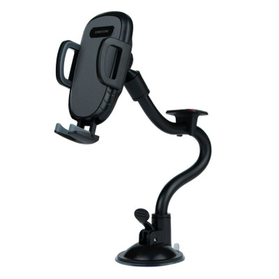 Тримач для смартфона розсувна система фіксації Borofone BH54 Racer windshield Black - Gray Тримач для смартфона розсувна система фіксації Borofone BH54 Racer windshield Black - Gray