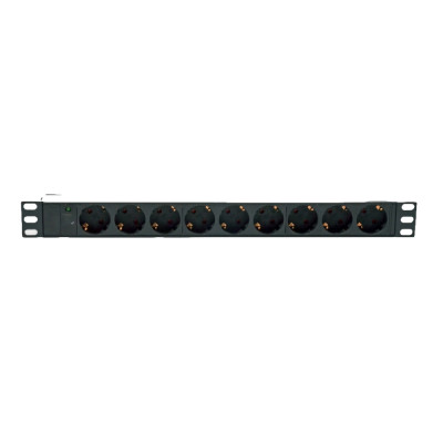 Сетевой фильтр Kingda KD-GER(16)N1009WKPB19A-C14 9 розеток 19 Сетевой фильтр Kingda KD-GER(16)N1009WKPB19A-C14 9 розеток 19