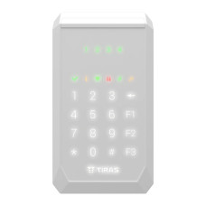 Сенсорная клавиатура Tiras Technologies K-PAD4+ (white) для управления охранной системой Orion NOVA II