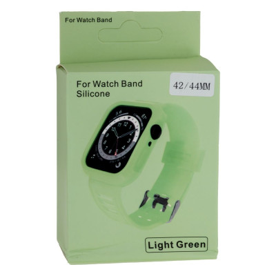 Ремінець силіконовий футляр ANCHOR Watch Band Apple Watch 42-44 mm Light Green Ремінець силіконовий футляр ANCHOR Watch Band Apple Watch 42-44 mm Light Green