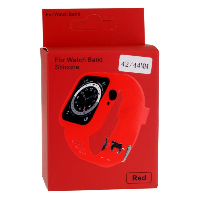 Ремінець силіконовий футляр ANCHOR Watch Band Apple Watch 42-44 mm Red Ремінець силіконовий футляр ANCHOR Watch Band Apple Watch 42-44 mm Red