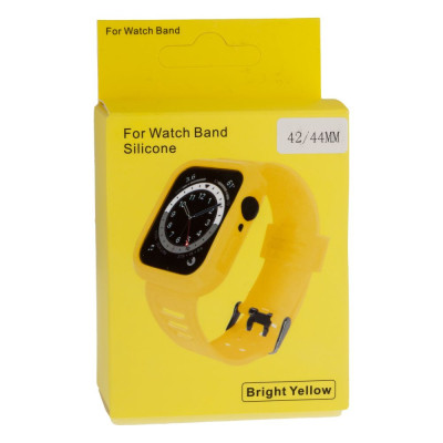 Ремінець силіконовий футляр ANCHOR Watch Band Apple Watch 42-44 mm Yellow Ремінець силіконовий футляр ANCHOR Watch Band Apple Watch 42-44 mm Yellow