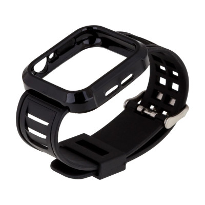 Ремінець силіконовий футляр ANCHOR Watch Band Apple Watch 42-44 mm Black