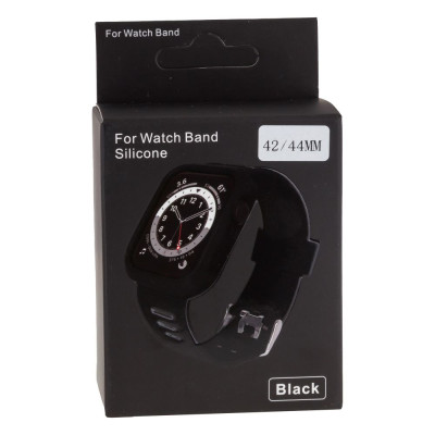 Ремінець силіконовий футляр ANCHOR Watch Band Apple Watch 42-44 mm Black Ремінець силіконовий футляр ANCHOR Watch Band Apple Watch 42-44 mm Black