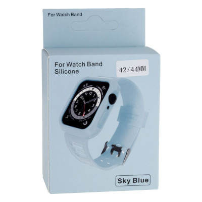Ремінець силіконовий футляр ANCHOR Watch Band Apple Watch 42-44 mm Sky Blue