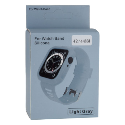 Ремінець силіконовий футляр ANCHOR Watch Band Apple Watch 42-44 mm Light Grey Ремінець силіконовий футляр ANCHOR Watch Band Apple Watch 42-44 mm Light Grey