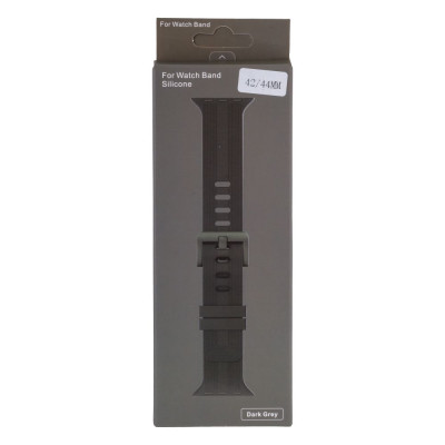 Ремінець ANCHOR Watch Band Silicone Shine Apple Watch 49 / Watch 45/ Watch 44 / Watch 42 mm Dark Grey Ремінець ANCHOR Watch Band Silicone Shine Apple Watch 49 / Watch 45/ Watch 44 / Watch 42 mm Dark Grey
