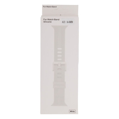 Ремінець ANCHOR Watch Band Silicone Shine Apple Watch 49 / Watch 45/ Watch 44 / Watch 42 mm White Ремінець ANCHOR Watch Band Silicone Shine Apple Watch 49 / Watch 45/ Watch 44 / Watch 42 mm White