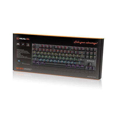 Клавіатура Real-el M 05 Grey USB Клавіатура Real-el M 05 Grey USB