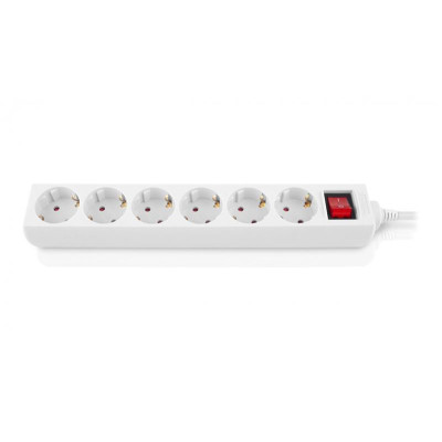 Фильтр питания Real-el RS-6 Protect M 5м White (EL122300035) Фильтр питания Real-el RS-6 Protect M 5м White (EL122300035)