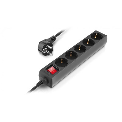 Фильтр питания Real-el RS-Protect M 5м Black (EL122300030)