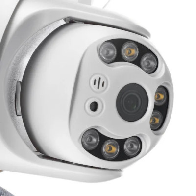 IP камера видеонаблюдения RIAS PTZ-120 Wi-Fi 2MP уличная с удаленным доступом White (3_02535) IP камера видеонаблюдения RIAS PTZ-120 Wi-Fi 2MP уличная с удаленным доступом White (3_02535)