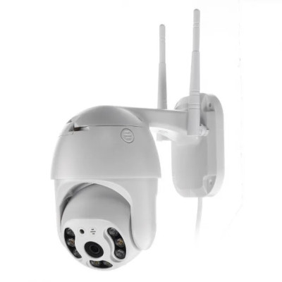 IP камера видеонаблюдения RIAS PTZ-120 Wi-Fi 2MP уличная с удаленным доступом White (3_02535) IP камера видеонаблюдения RIAS PTZ-120 Wi-Fi 2MP уличная с удаленным доступом White (3_02535)