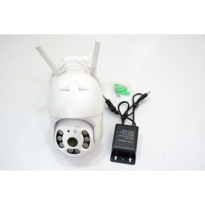 IP камера видеонаблюдения RIAS PTZ-120 Wi-Fi 2MP уличная с удаленным доступом White (3_02535) IP камера видеонаблюдения RIAS PTZ-120 Wi-Fi 2MP уличная с удаленным доступом White (3_02535)