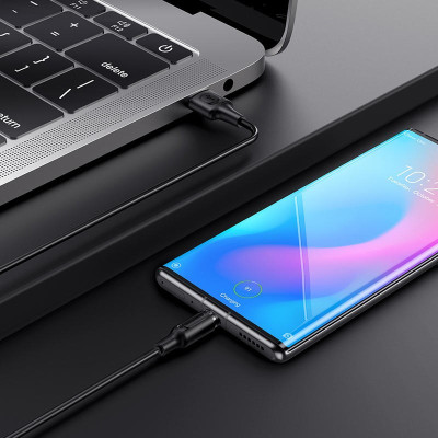 Кабель USB Borofone BX41 Amiable зарядний кабель для USB-C, 1 м, струм до 2.4A Кабель USB Borofone BX41 Amiable зарядний кабель для USB-C, 1 м, струм до 2.4A