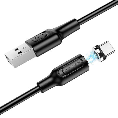Кабель USB Borofone BX41 Amiable зарядний кабель для USB-C, 1 м, струм до 2.4A Кабель USB Borofone BX41 Amiable зарядний кабель для USB-C, 1 м, струм до 2.4A