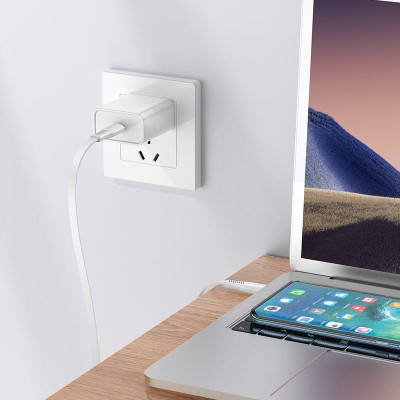 Кабель USB Borofone BX85 USB-C на USB-C підтримка заряджання 60W (20V / 3A) для ноутбука Білий Кабель USB Borofone BX85 USB-C на USB-C підтримка заряджання 60W (20V / 3A) для ноутбука Білий