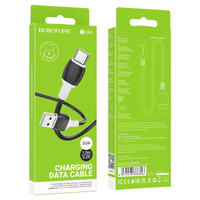 Кабель USB Borofone BX84 для заряджання та передачі даних USB на USB-C, 1м, струм до 3A №2 Кабель USB Borofone BX84 для заряджання та передачі даних USB на USB-C, 1м, струм до 3A №2