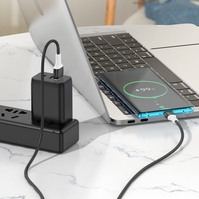 Кабель USB Borofone BX84 для заряджання та передачі даних USB на USB-C, 1м, струм до 3A №2 Кабель USB Borofone BX84 для заряджання та передачі даних USB на USB-C, 1м, струм до 3A №2