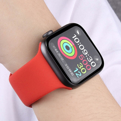 Ремінець силіконовий ANbeauty Apple Watch 38/40/41 mm Червоний (AN0103085)