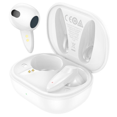 Беспроводные наушники Borofone BW18 Bluetooth V5.3 30/250mAh 4h LED индикатор White Беспроводные наушники Borofone BW18 Bluetooth V5.3 30/250mAh 4h LED индикатор White