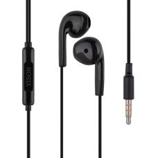 Проводные наушники 3.5mm Yison X1 вкладыши с микрофоном 1.2m Black