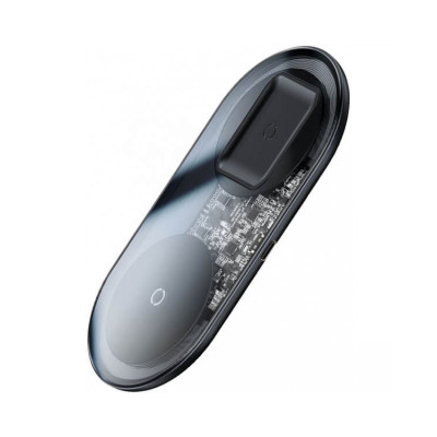 Беспроводное зарядное устройство Baseus Simple 2 in 1 For Phone+Pods (WXJK-A01)