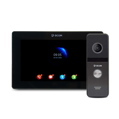 Комплект видеодомофона BCOM BD-770FHD Black Kit: видеодомофон 7