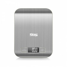 Весы кухонные электронные DSP KD7012 металлические + батарейки 5 кг Серый