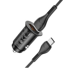 Автомобильное зарядное устройство Hoco NZ1 36W QC3.0 USB на Type-C Черный