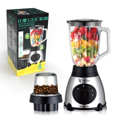 Блендер стаціонарний HAEGER HG-288 1.5L 850W Silver-Black (3_01415)