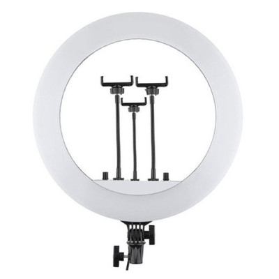 Кольцевая светодиодная LED лампа RIAS RL-14 36см на 3 держателя с пультом ДУ и чехлом (4_00544)