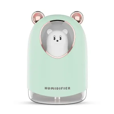 Увлажнитель воздуха RIAS A205 Bear с RGB подстветкой 300ml Green (3_02590)